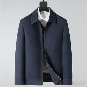 Men’s Spring and Autumn Lapel Middle-aged Business Jacket