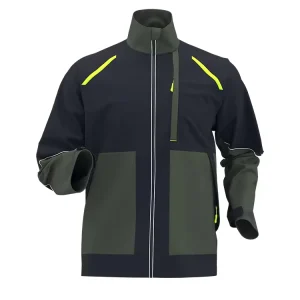 Men’s Spring and Autumn Tear Resistant Workwear Customizable Printed Labor Coat for Miners and Construction Workers