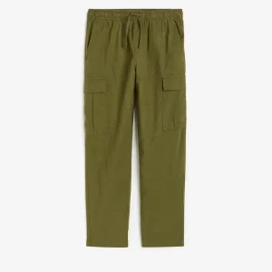 Men’s Straight Leg Cargo Trousers Outdoor Sport Pants With Practical Pockets