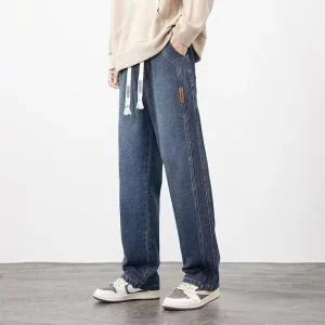 Men’s Straight Leg Casual Pants All Match Streetwear Style