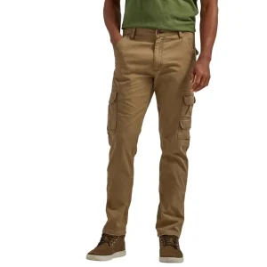 Men’s Straight Leg Pants Washed Cargo with Multiple Pockets Lightweight Pants