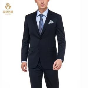 Men’s Suit Jacket Dark Green Notch Lapel Single Breasted TR Fabric Men’s Blazer
