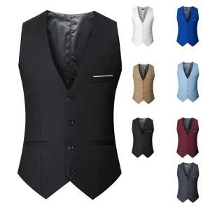 Men’s Suit Vest Slim-fitting Vest