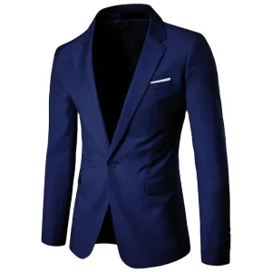 Men’s Suits & Blazer Mixed Color Coat Formal Blazer Jacket for Men