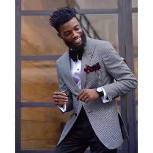 Men’s Suits Blazers Men’S Clothing Blazer Men Wedding Dress Slim Fitted 2 Pieces Custom Groom Party Prom Suits Set