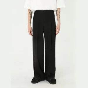 Men’s Summer Autumn Pants Men Casual Pants Mens Breathable Trousers Male Loose Wide Leg Pants