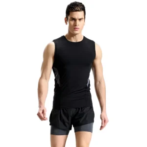 Men’s Summer Breathable 100% Polyester Workout Activewear Running Fitness Gym Sports Shorts