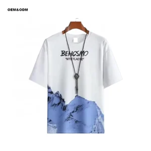 Men’s Summer Casual Sportswear Set Quick Drying Thin Knitted Fabric Blank Design Short Sleeve Top Sport Shorts Loose
