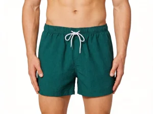 Men’s Summer Lightweight Seamless Waterproof Eco Friendly Spandex Polyester Swimwear Quick Dry Drawstring Beach Board Shorts