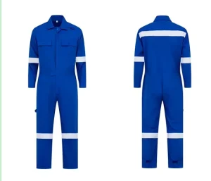 Men’s Summer Lightweight Workwear with Reflective Safety Stripes Breathable Sweat-Absorbing Design