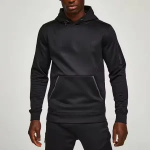 Men’s Sweatshirts Long Sleeve Fitness Hooded Manufacturer Zipper Kangaroo Pocket Slim Fit Fleece Pullover Hoodie