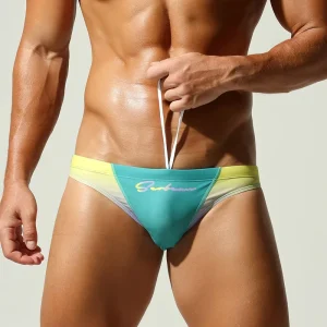 Men’s Swim Briefs Triangle Bikini Beach Swimwear Summer Swimming Shorts