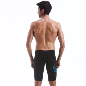 Men’s Swim Jammer Long Racing Training Swimwear Athletic Endurance Waterproof Feature