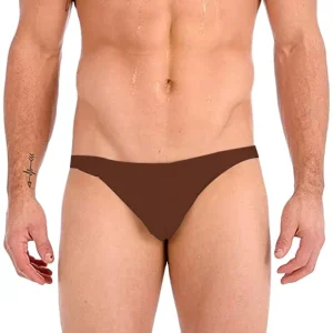 Men’s Swim Quick Dry Briefs Bikini Swimwear Sexy Swimsuit Swimming Trunks With Drawstring for Men