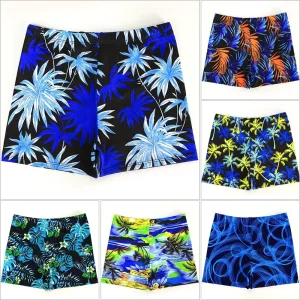 Men’s Swim Trunks Plus Size Loose Fit High waisted Drawstring Closure Conservative Suitable Seaside Hot Spring