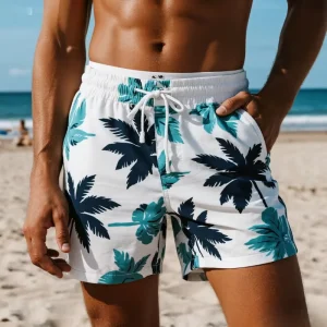 Mens Swim Trunks Sexy Swimsuits Swimwear Quick Dry Board Shorts Mens Bathing Suit Beach Swimwear Mesh Lining Swim Shorts