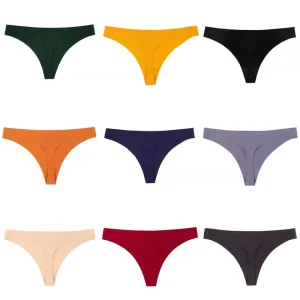 Mens Swimwear Brief Solid Sexy Men Swimwear Thong Custom Printing Swimwear Women Men for Vacation
