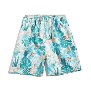 Men’s Swimwear Swimsuits Classic Fit Floral Printing Colorful Quick Dry Casual Beach Shorts High Quality Men’s Swimming Trunks