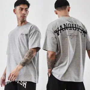 Men’s T shirt 95% Cotton Customizable OEM Service Short Sleeve Oversized Fit