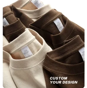 Men’s T-shirt Casual 100% Cotton Solid Color Blank O-neck T-shirt Custom Logo Printing for Men Sublimation Blanks