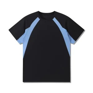 Men’s T-shirts Custom logo Two Tone Sport Short Sleeve Tee Plain Crew Neck t Shirts