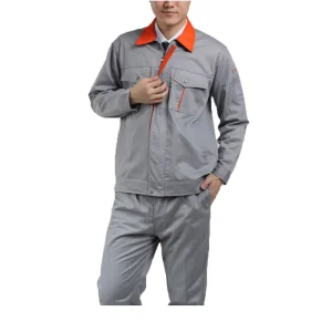 Men’s Thickened Workwear Suit Brushed Long Sleeved Spring Fall Auto Repair Clothing Labor Insurance Factory Workwear Resistant