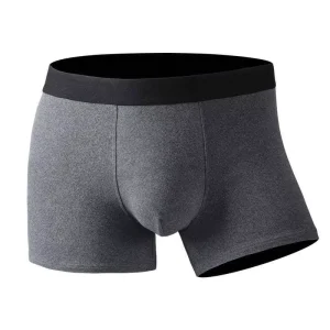 Men’s Thin Ice Silk Knitted Polyester Spandex Underwear Quick Drying Mid-Rise Briefs Breathable Seamless Pure Boxers