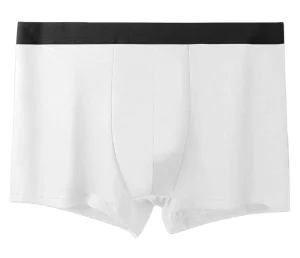 Men’s Thin Ice Silk Knitted Polyester/Spandex Underwear Quick Drying Mid-Rise Briefs Pants Breathable Seamless Boxers