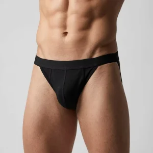 Men’s Thong, Fashion Low Waist Nylon Double Thong, Sexy Gay Men Briefs Underwear, Low-Rise G-String, Knitted Men High Jockstraps