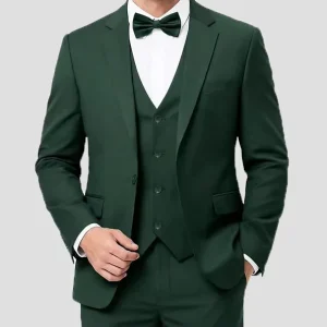 Men’s Tuxedo Vest Suit Set, Custom, for Wedding and Working