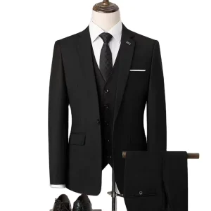 Men’s Tweed Plaid Blazer Jacket Casual Business Sport Coat Long Sleeve One Button Slim Fit Suits Single Breasted Outwear