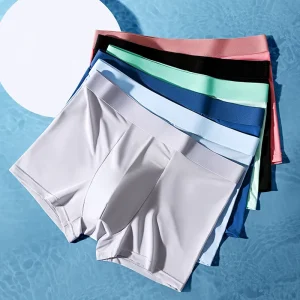 Mens Underwear Boxer Briefs Stretch Cotton Custom Designs Logo Plus Size Underwear for Men Panties