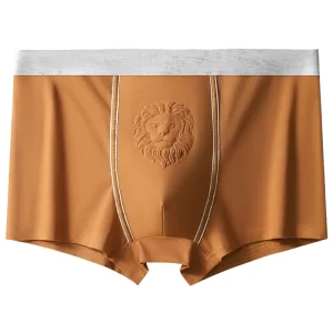 Men’s Underwear Soft Comfortable Khmer Underwear Waist Print Trendy High-quality Boxer Panties