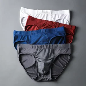 Mens Underwear With Ball Pouch Large Size Bikini Panties Elastic Modal Men’s Boxer Briefs Shorts