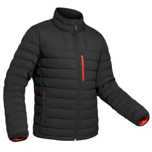 Men’s Unisex Winter Puffer Jacket Warm Windproof Down Hoodie Zipper Closure Casual Insulated Jacket