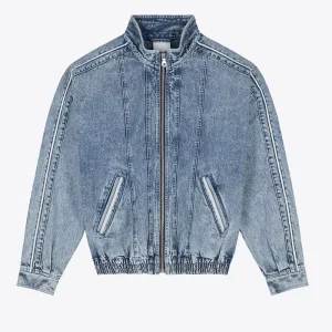 Men’s Vintage Denim Jacket Zipper
