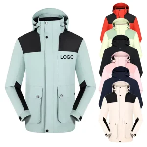 Men’s Vintage Retro Windbreaker Jacket Outdoor Rainproof Sports Jacket Polyester Plus Size