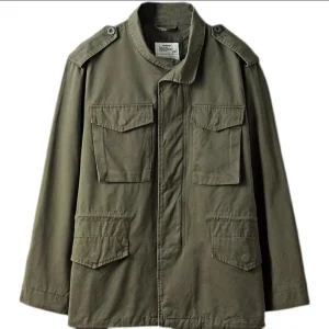 Men’s Vintage Workwear Jacket with Multi Pockets and Windproof Fabric for Casual Daily Wear and Urban Commuting