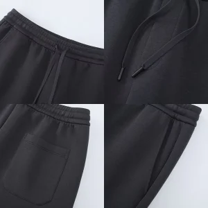 Mens Viscose Fiber Air Layer Knit Trousers Autumn Leisure Youthful Fashionable All Match Casual Pants