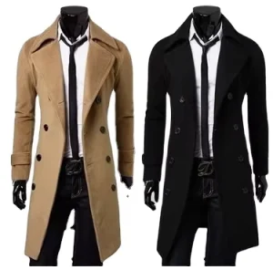 Men’s Wear Winter Woolen Coat Casual Overcoat for Male Suit Jacket Outer Wear Clothing Garment