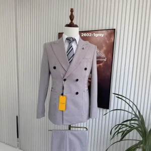 Men’s Wedding Blazer and Pants Set Luxury Formal Wear for Groom Breathable Plus Size for Special Events