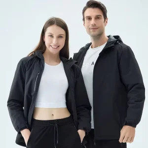 Men’s Windproof Jacket Warm Fleece Lined Windbreaker Waterproof Outdoor Hiking Travel Unisex Jacket Coat
