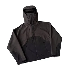 Men’s Windproof Waterproof Zip up Jacket Nylon Windbreaker