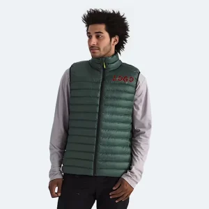 Men’s Winter Heated Puffer Vest Formal Zipper Sleeveless Quilted Jacket Customizable and Windproof