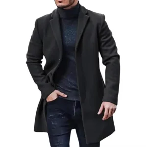 Men’s Winter Heavyweight Warm Single Breasted Coats Multi color Multi size Men Coat