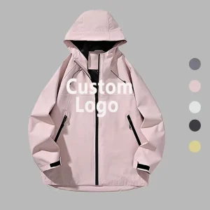 Men’s Winter Jacket with Fur Hood Suede Coats Print Pattern