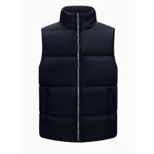 Men’s Winter Puffer Vest Lightweight Down Sleeveless Warm Zipper Vest