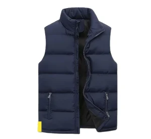 Men’s Winter Sleeveless Down Jacket Coat Custom Logo Vest