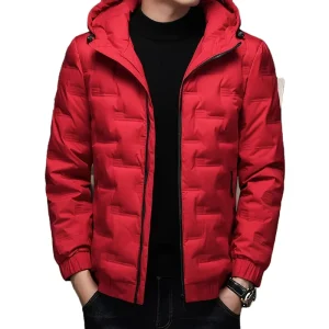 Men’s Winter Thickened Outdoor Down Jacket Fashion Casual Men’s Coat Cotton Jacket Thickened Coat OEM