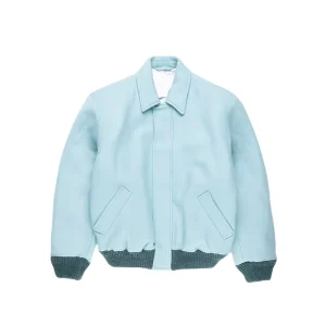 Men’s Winter Zip Jacket Cropped Bomber Jackets Blank Thick Quilted Heavy Winter Vintage Varsity